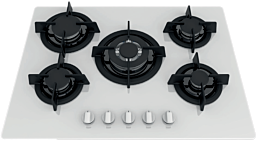 Muller זכוכית לבן  ML-7030GW כיריים גז 5 להבות