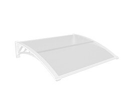Garden Top צבע לבן מבית A 100 ס"מ דגם קנדהx80 גגון