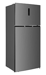 מקרר מקפיא עליון צג דיגיטלי דגם EF-540BN זק"ש נירוסטה מושחרת