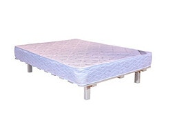 בסיס מיטה זוגי 160/190 עם מזרון קפיצים