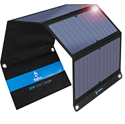 BigBlue 28 מביתW Mono Solar Charge B428 פאנל סולארי לטעינת מכשירים קטנים