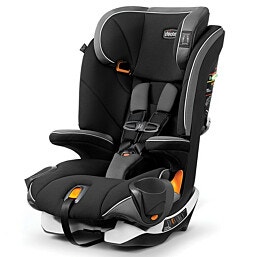 Notte עם 4 מצבי שכיבה/ישיבה בצבע שחוראפור MyFit כסא בטיחות משולב בוסטר מיי פיט