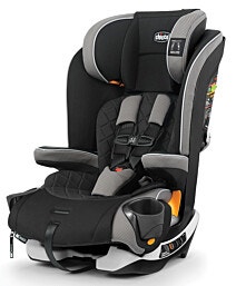 Nightfall עם ריפוד כפול ניתן להסרה בקלות - שחור MyFit Zip כסא בטיחות ובוסטר מיי פיט זיפ
