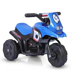 דגם חדש אופנוע ממונע Juke גוק 6V לילדים עם בורר כיוון נסיעה - כחול