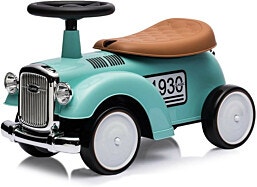 בימבה 1930 רטרו בעיצוב וינטג עם גלגלי EVA שקטים צופר ותא אחסון - טורקיז