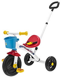 תלת אופן Toy UGo Trike עם מוט דחיפה מתנתק  צבעוני