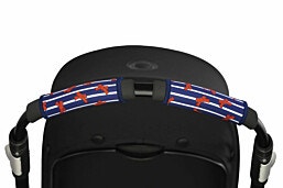 ריפודית Citygrips לעגלהכחול/פפיונים אדומים