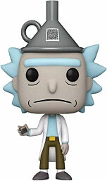 בובת פאנקו פופ אנימציה: Animation: Rick  Morty – Rick w/ Funnel Hat ריק ומורטי - ריק עם כובע משפך