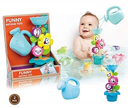 סט משחקי מים לאמבט לבריכה ולים - שבשבת פרח