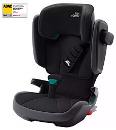 בוסטר לילדים קידפיקס אי-סייז Kidfix i-Size עם חיבור איזופיקס אפשרות השכבה ומערכת סקיור גארד-שחור/אפור