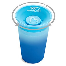 כוס הפלא °360 מחליפה צבעים בנפח 266 מל-כחול