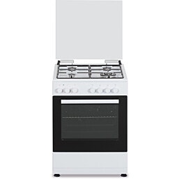 תנור משולב גז 60 סונאב SN 606 WH לבן