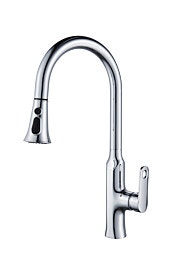 AQUILA PREMIUM כרום ניקל PIER ברז מטבח נשלף