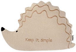 כרית נוי מבד גרסי סדרת KEEP IT SIMPLE-קיפוד בז