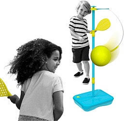 סווינגבול Early Fun לקטנטנים עם בסיס-משחק כדור קשור לחוט2 מחבטים 3