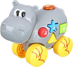 חברים מתגלגלים מוזיקליים עם אור מגוון חיות