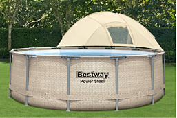 ב.אולטרה CANOPY ראטן חאקי 3.96/1.07ס.כצלון