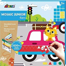 ערכת יצירה עם מדבקות סול בעיצוב כלי רכב