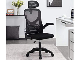 HI-TECH כסא מנהלים עם ידיות מתכווננות ומשענת ראש דגם