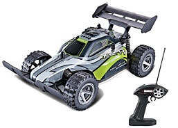 מכונית באגי Buggy X2-R על שלט רחוק עד 25 קמש עם סוללה נטענת-ירוק