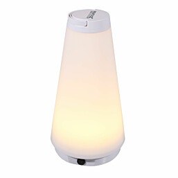 מנורת שולחן LED בצורת חרוט שטוח לשימוש בשטח ובטיולים