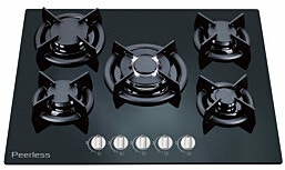 כיריים 5 להבות זכוכית שחורה ML-7030GB Peerless פירלס