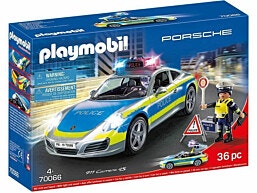 70066 - Playmobil פליימוביל מכונית משטרה פורשה 911 קאררה