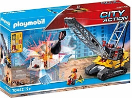 70442 - Playmobil פליימוביל אתר בנייה מנוף הריסה