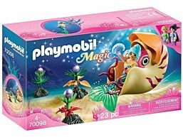 70098 - Playmobil פליימוביל הממלכה הקסומה בתולת הים וגונדולה חילזון הים