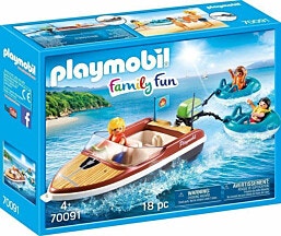 70091 - Playmobil פליימוביל סירת מירוץ ושייט אבובים