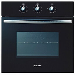 prosonic פרוסוניק EB-56ECG תנור בנוי 60 סמ מסילה טלסקופית שחור