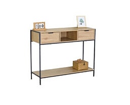 "STAR SHOP ברוחב 100 ס""מ בצבע עץ אלון מבית OMER קונסולה דגם עומר"