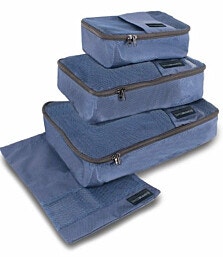 ארגונית נסיעות למזוודה 4 חלקים מבית SwissBrand דגם Packing Cube Zurich צבע נייבי
