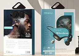 TREQA BT-30 אוזניות עצם בלוטוס