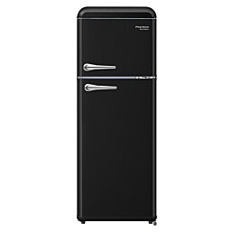 Peerless שחור BCD-210VX BLK מקרר מקפיא עליון רטרו 210 פירלס