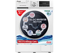 LUXOR BLDC INVERTER מכונת כביסה 8 קג לבן 1200 סלד