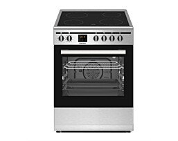 PEERLESS נירוסטה PR 6060 VTR IX תנור משולב משטח קרמי