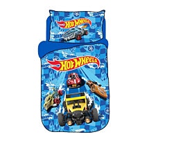 HOT WHEELS סט מצעים יחיד מושלם דגם