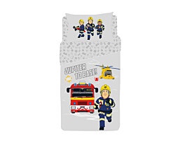 FIREMAN SAM סט מצעים למיטת מעבר דגם
