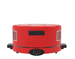 Hacontainer הקונטיינר- צבע אדום RFK-602PR אופה פיתות ולחמים מקצועי -קוטר 30 סמ