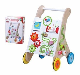 Pit Toys - הליכון פעילות מעץ