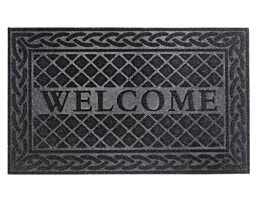 שטיח כניסה WELCOME 45*75 - שחור