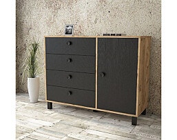 Twins Design מבית Givol שידת קונסולה מפוארת ברוחב 120.6 סמ דגם