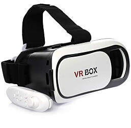 שלט רחוק +משקפי מציאות מדומה VR PRO לעולם חדשני - התאמה מושלמת לכל סוגי הסמארטפונים