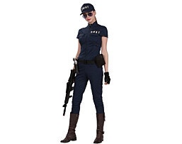 S נשים – רודריגז מידה SWAT תחפושת לפורים שוטרת