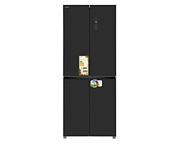 5500 aiwa INVERTER מקרר 4 דלתות זכוכית שחור סדרה