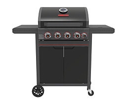 גריל גז 4 מבערים דגם blueflame + כירת צד אמגזית