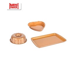 MiniMaxx סט 3 תבניות אפייה תוצרת איטליה מבית