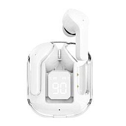 אוזניות אלחוטיות Bluetooth סטריאו TWS דגם prx33 צבע לבן