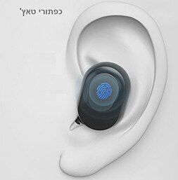 אוזניות TWS Lenovo XT91 בצבע שחור